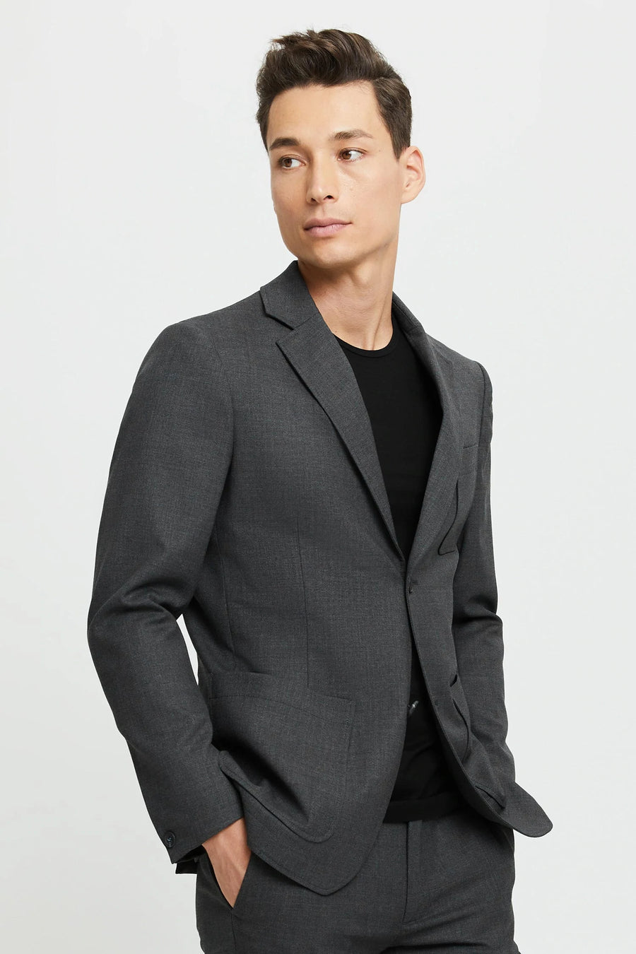 JERE WOOL JACKET, Grey