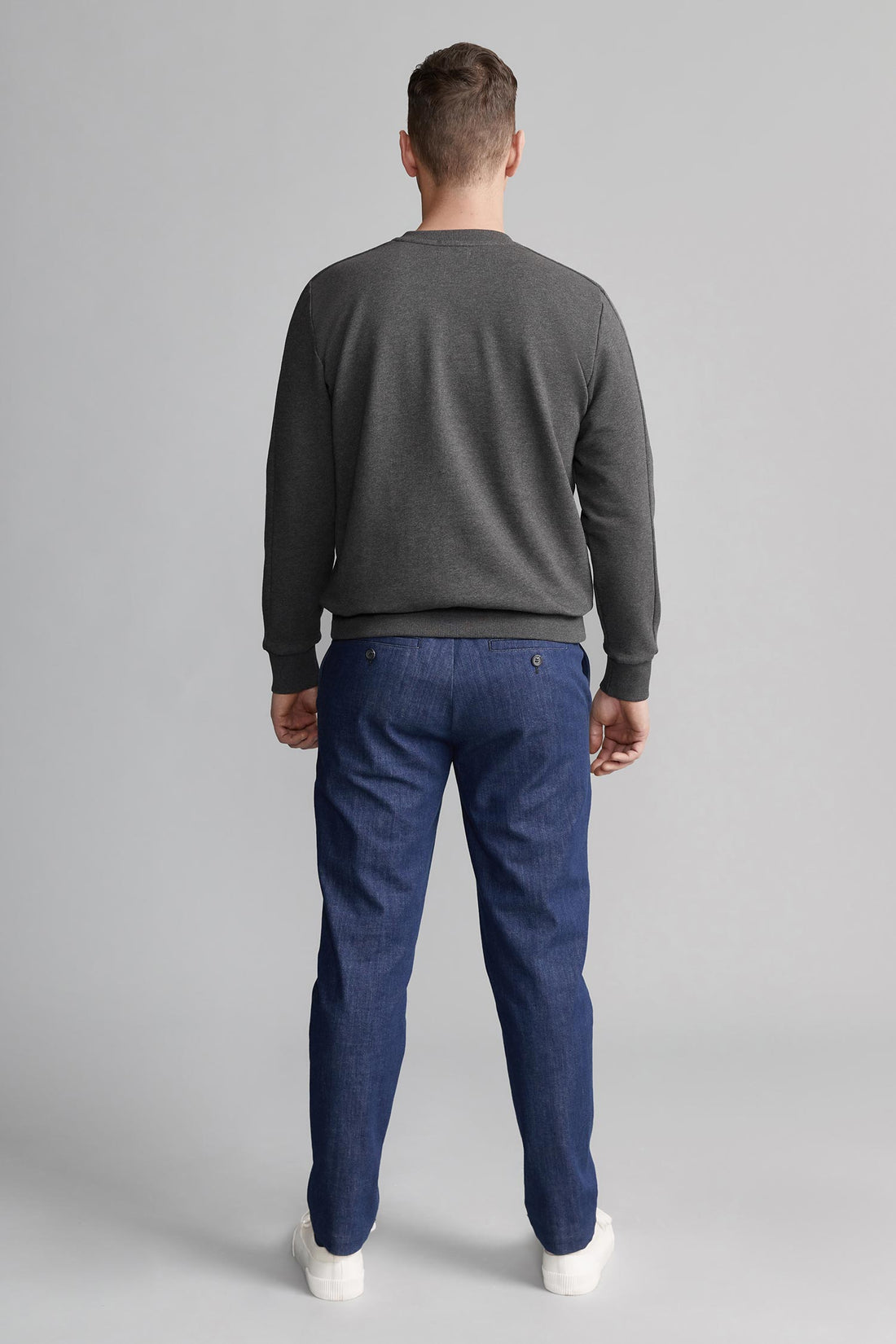 FELIX ORGANIC COTTON SWEATSHIRT - Antracite