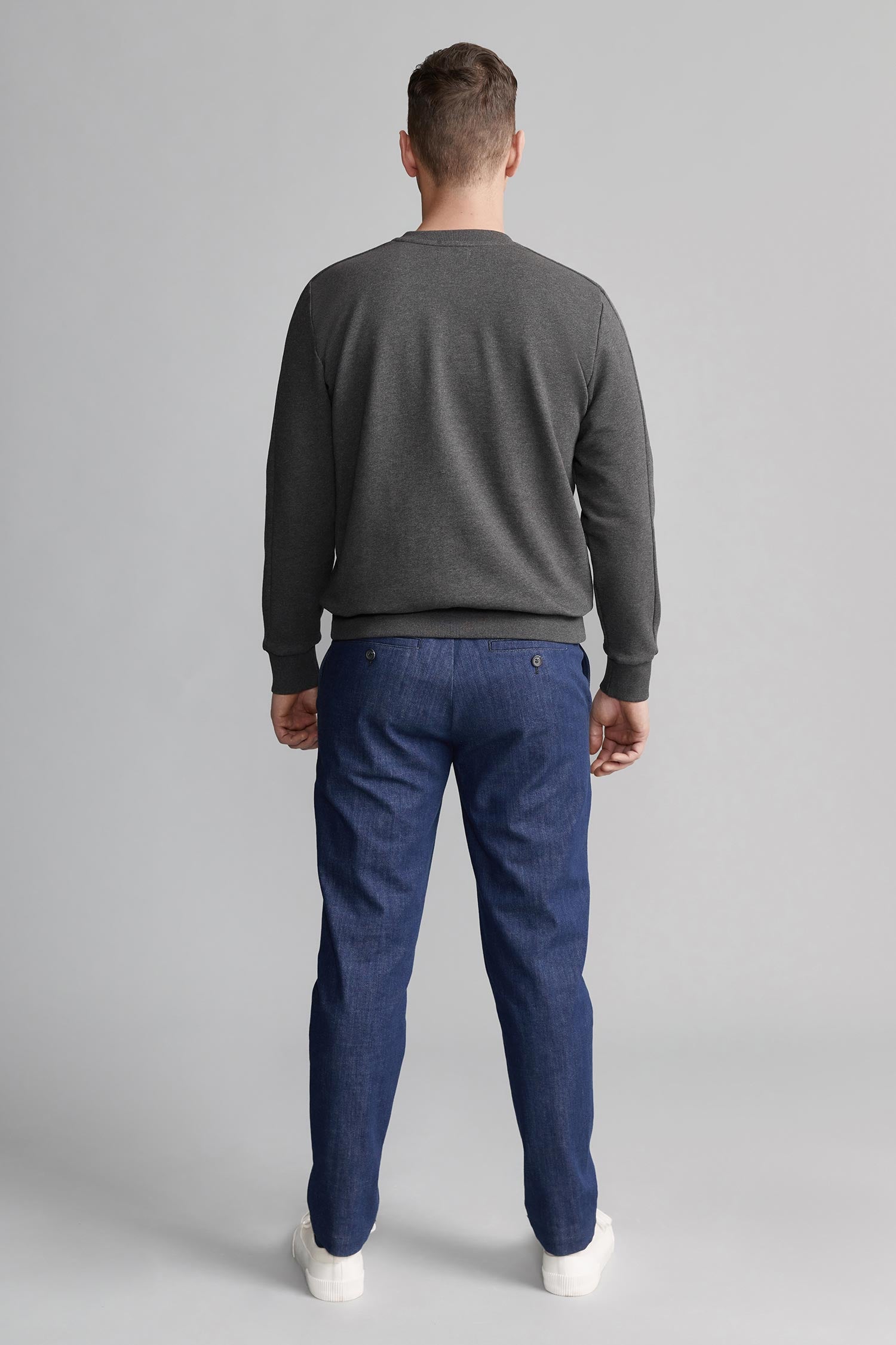 FELIX ORGANIC COTTON SWEATSHIRT - Antracite