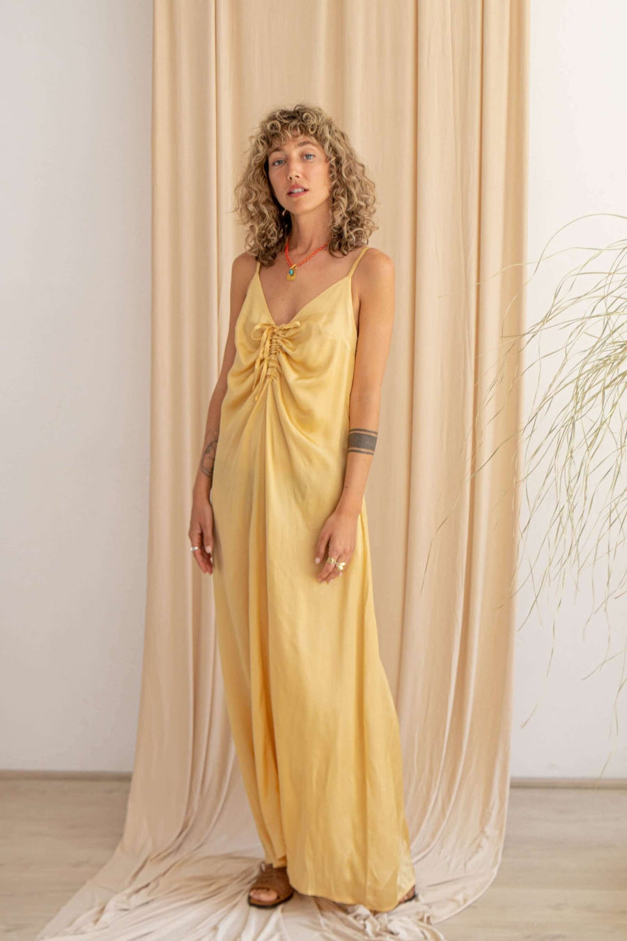 MAXI DRESS, Vanilla